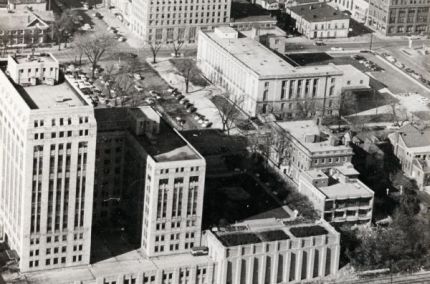 Photograph of the State Office Building, 1 West Wilson Street, ca. 1954.