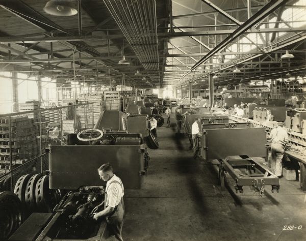 Interior of the Truck Assembly Room at the Winther