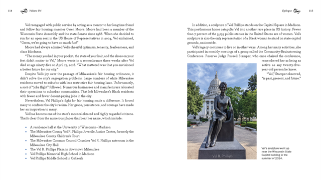 Valiant Vel: Vel Phillips and the Fight for Fairness and Equality