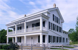 The historic Wade House stagecoach hotel in Greenbush, Wisconsin