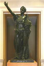 "Forward" statue by Jean Pond Miner