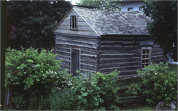 This pioneer cabin, located behind the Milton House inn, is connected to the house by a tunnel that was dug by Joseph Goodrich with the intention of hosting freedom seekers. MILTON HISTORICAL SOCIETY
