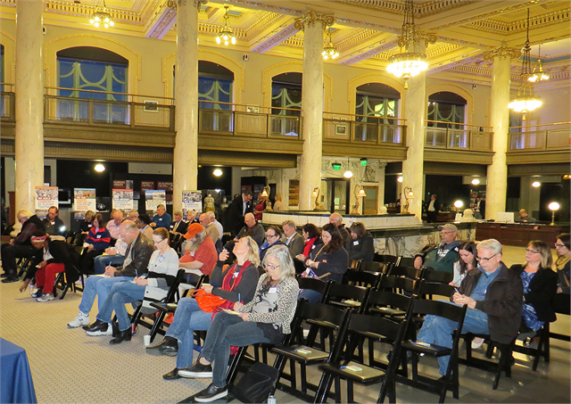 The event was held at the Milwaukee County Historical Center, a former bank building that now serves as the headquarters for the Milwaukee County Historical Society.