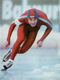 Olympic speed skater Peter Mueller.