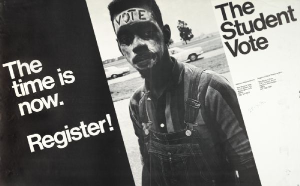 Black Student Voter Registration, 1972. WHI 58520.