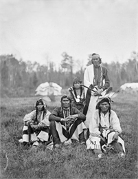Group of Native Americans. WHI 7418