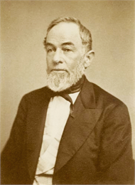 Portrait of Judge Catlin with a white beard.