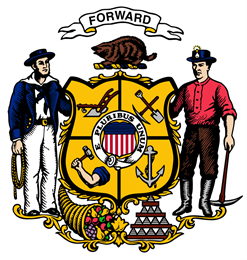The seal of the State of Wisconsin.