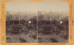 Confederate Charge on Union Troops at the Battle of Shiloh #15, WHI 64218.