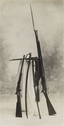 Captain George Nobles' Rifle, Musket, Sword, and Sash, WHI 70821