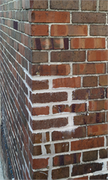 Poor brick repointing