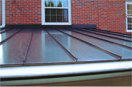 Standing seam metal roof