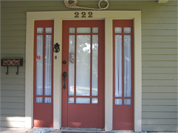 Craftsman door and sidelights