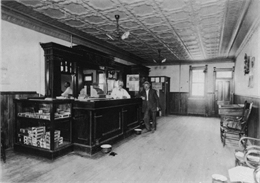 Saloon interior