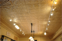 Tin ceiling