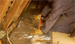 Attic insulation