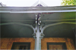 Wood porch brackets