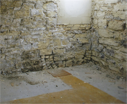 Stone basement wall