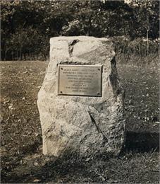 Monument on University Hills in honor of Sauk Chief Black Hawk.