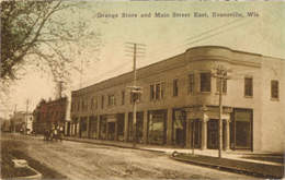 View of the Grange Store on Main Street East.