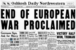 Image of Oshkosh Daily Northwestern Newspaper, 1945