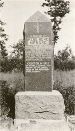 The Menard Monument.
