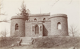 Benjamin Walker Castle, 1862-1893 in the 900 block of East Gorham Street.