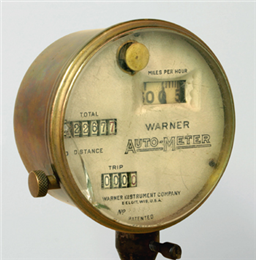 Warner's "Newfangled" speedometer