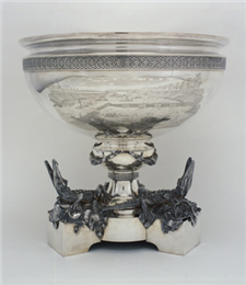 Silver Bowl for Bailey's service during the Civil War