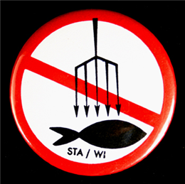 Anti-spearfishing button
