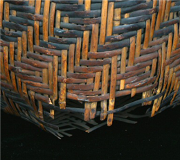 Detail of twilled basket