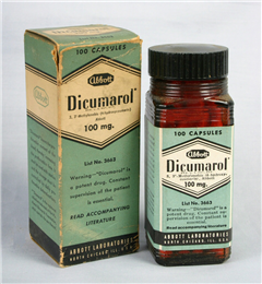 Dicumarol, an anticoagulant