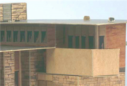 Frank Lloyd Wright House Model detail