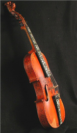 Modernized violin into Hardanger fiddle by Knute Hellund