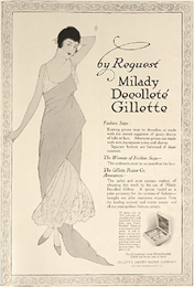 Ad appeared in the July 1915 issue of Harper’s Bazaar