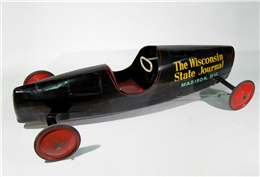 Soap box coaster car operated by Van Steiner