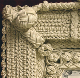 Detail of the knot work