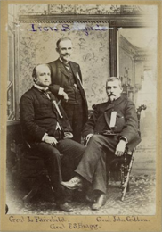 Generals Fairchild, Bragg, and Gibson of the Iron Brigade, WHI 73453.