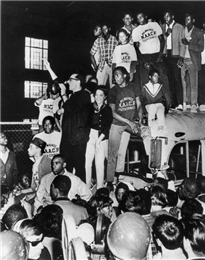 Father Groppi with Vel Phillips and NAACP Youth Council