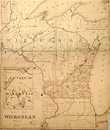 "Map of Wiskonsan"