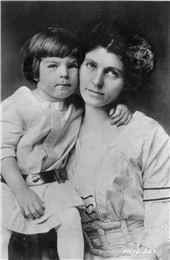 Fred MacMurray with his mother
