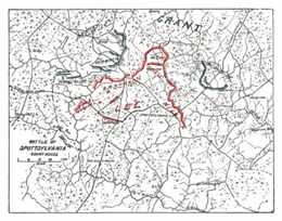 Map of the Battle of Spotsylvania Court House