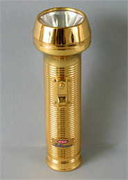 Gold-plated flashlight
