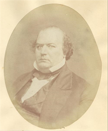 Quarter-length oval portrait of George H. Walker, who was born in Lynchburgh, Campbell County, Virginia, October 5th, 1812.