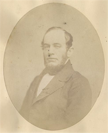 Quarter-length oval portrait of John Catlin.