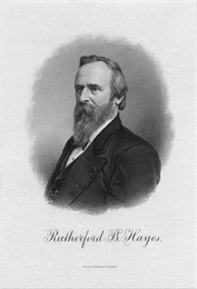 Portrait of Rutherford B. Hayes.