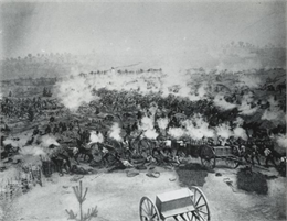 "McPherson's Corp in the Afternoon's Assault" from the panoramic panoramic painting "Grant's Assault on Vicksburg...".