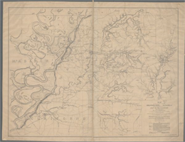 This map depicts the opening battles in the Union campaign against Vicksburg, Mississippi, in May 1863.