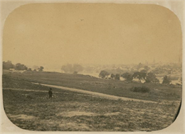 Camp of the 7th Wisconsin at Fredericksburg, Virginia.