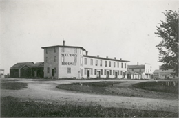 The Milton House was supposedly a part of the Underground Railroad during the Civil War.